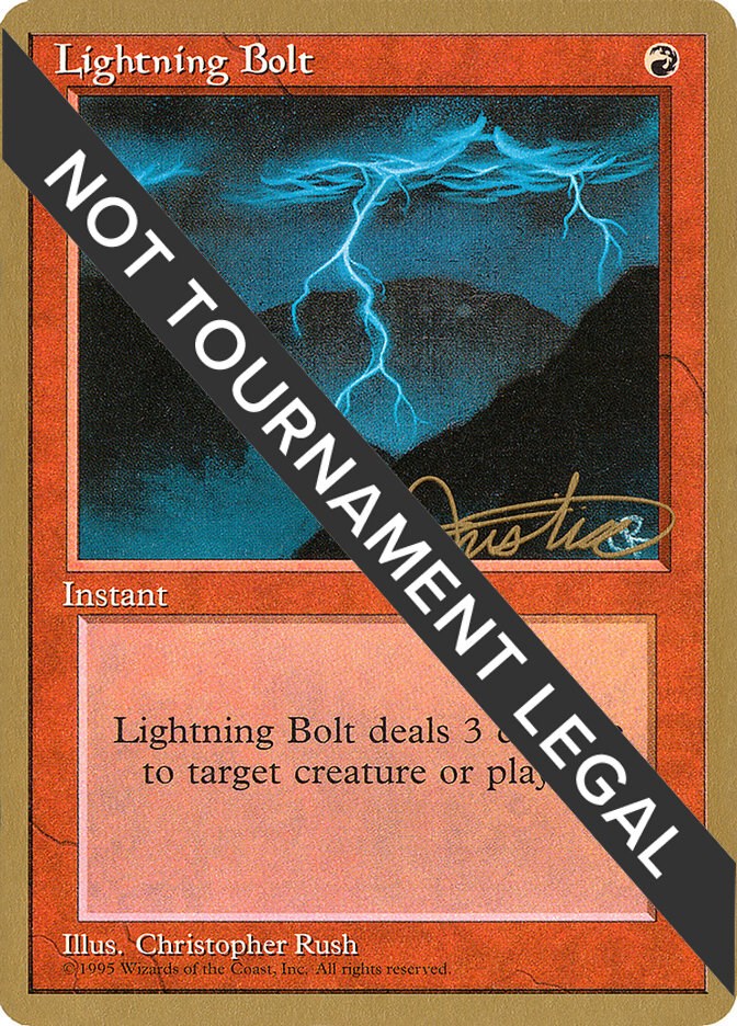 Lightning Bolt - 1996 Mark Justice (4ED)