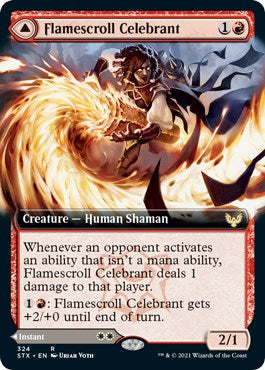 Flamescroll Celebrant (Extended Art)