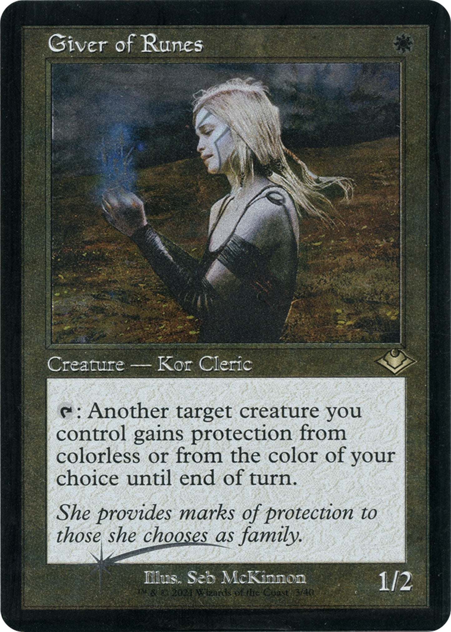 Giver of Runes (Retro Frame) (Foil Etched)