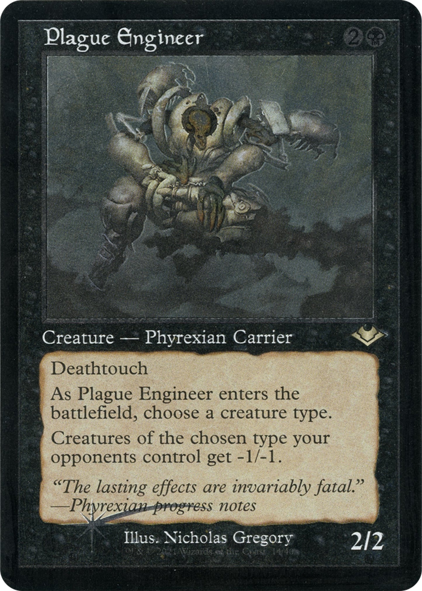 Plague Engineer (Retro Frame) (Foil Etched)