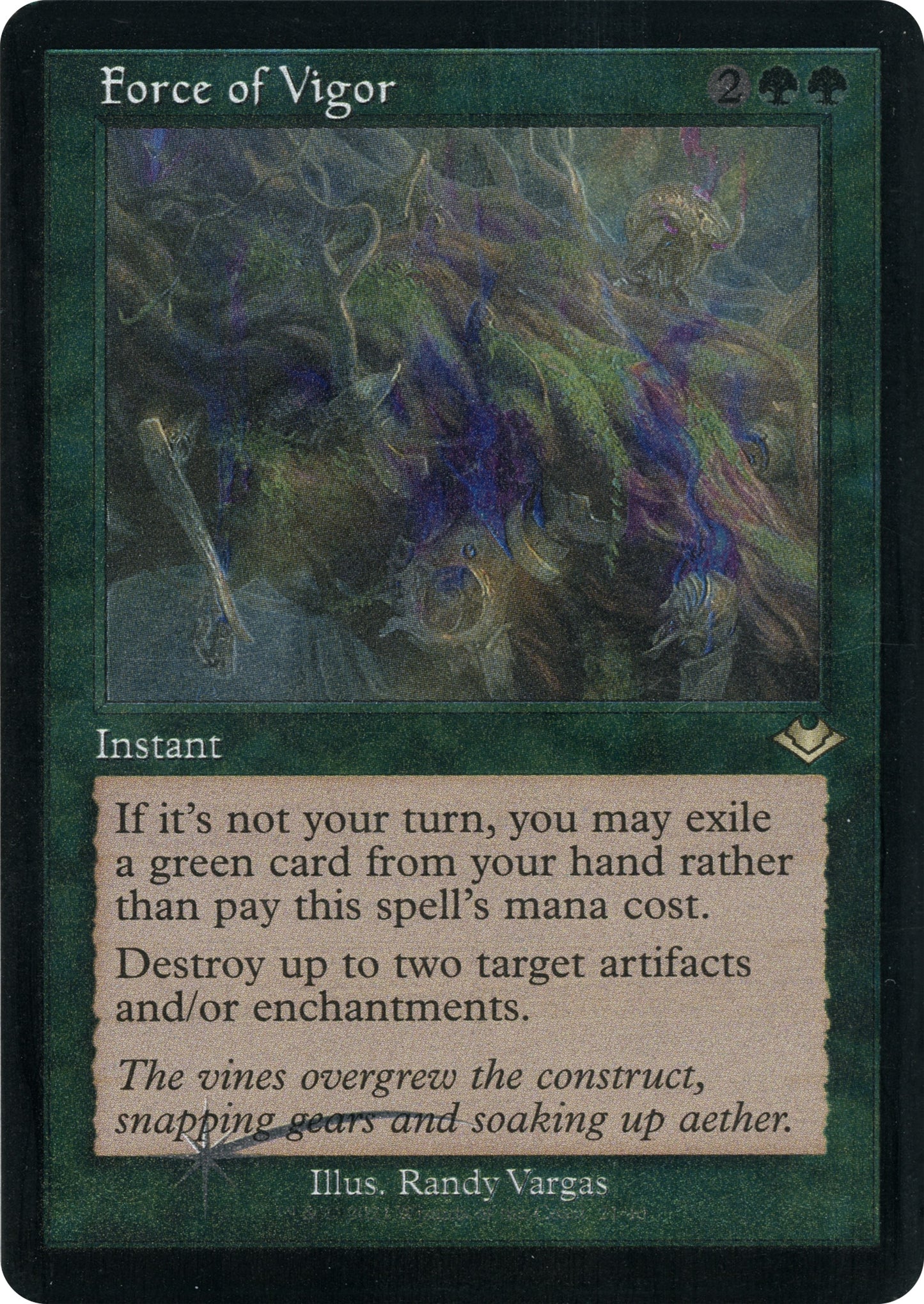 Force of Vigor (Retro Frame) (Foil Etched)