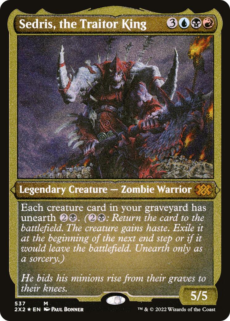 Sedris, the Traitor King (Foil Etched)