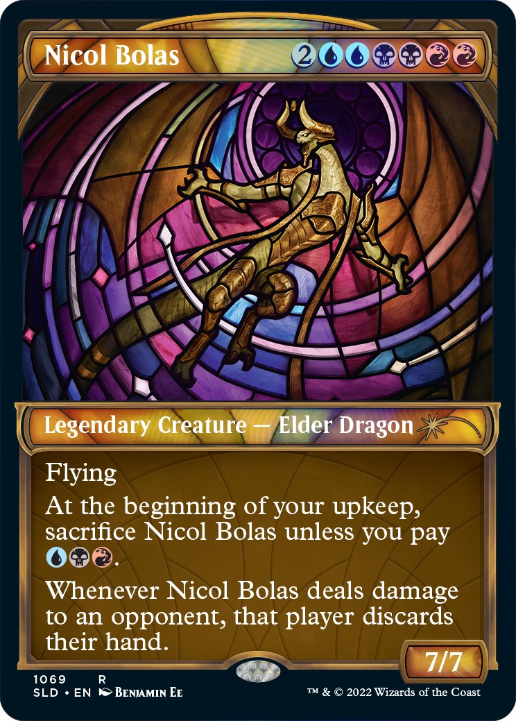 Nicol Bolas (Stained Glass) (Textured Foil)
