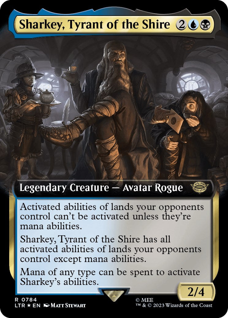 Sharkey, Tyrant of the Shire (Extended Art) (Surge Foil)