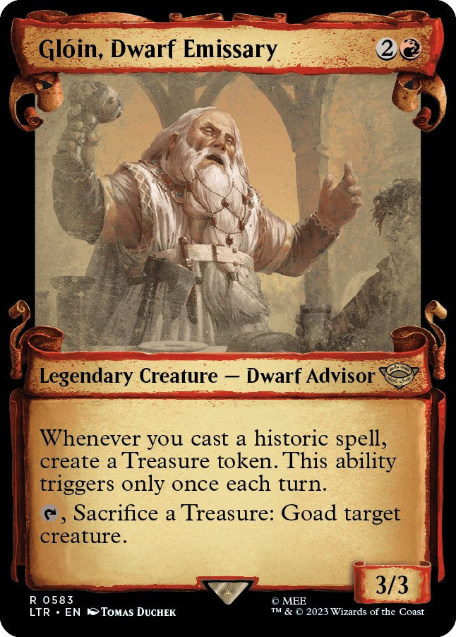 Gloin, Dwarf Emissary (Showcase Scrolls)