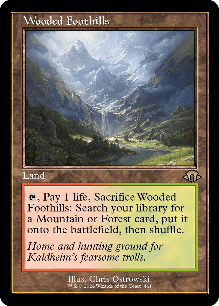 Wooded Foothills (Retro Frame)