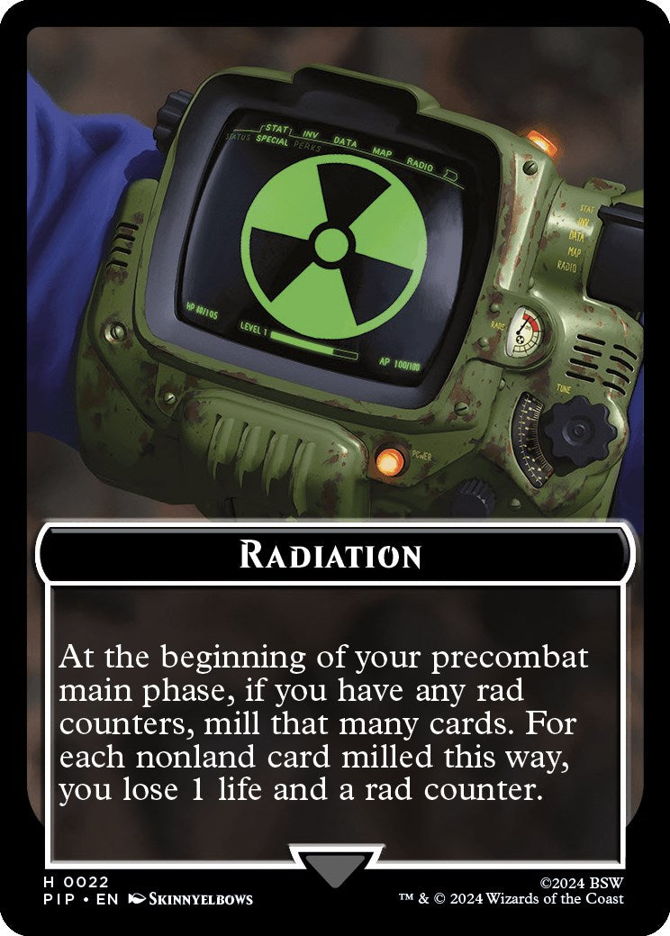 Radiation // Human Soldier Double-Sided Token