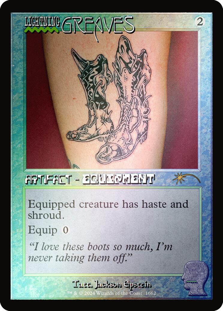 Lightning Greaves (1662) (Rainbow Foil)
