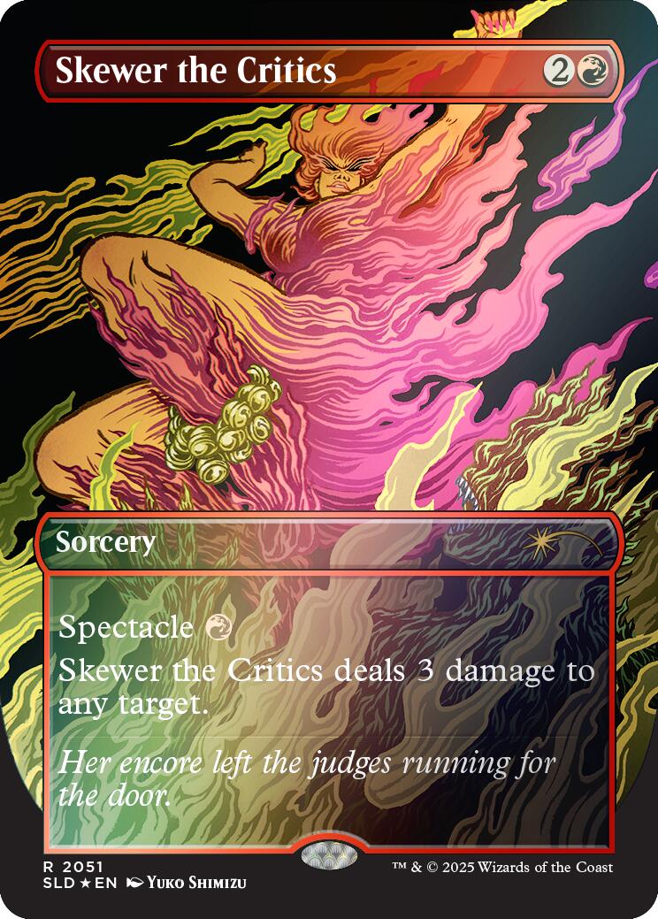 Skewer the Critics (2051) (Rainbow Foil)