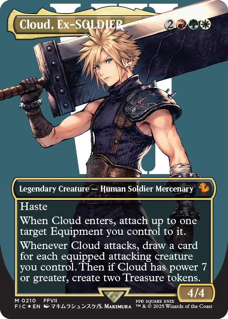 Cloud, Ex-SOLDIER (Borderless) (Surge Foil)