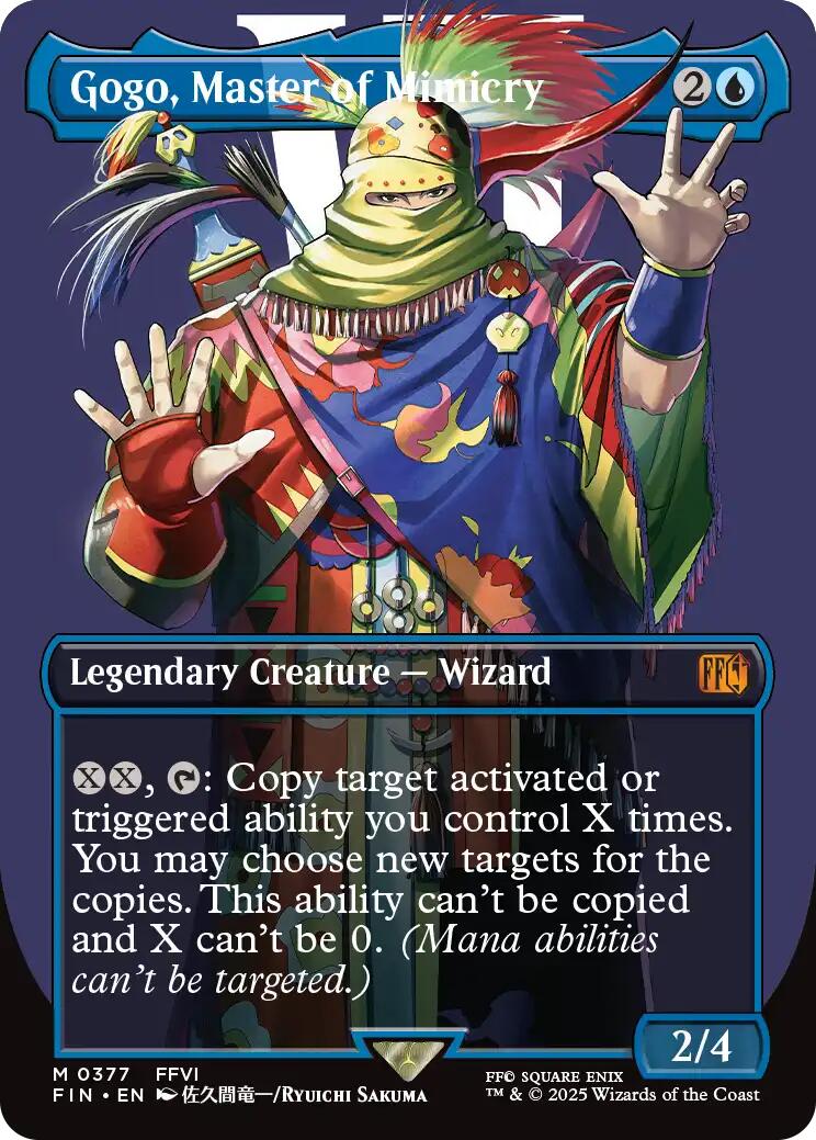 Gogo, Master of Mimicry (Borderless)