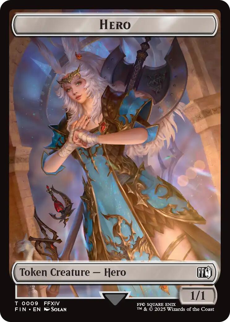 Hero (0009) // Elemental Double-Sided Token