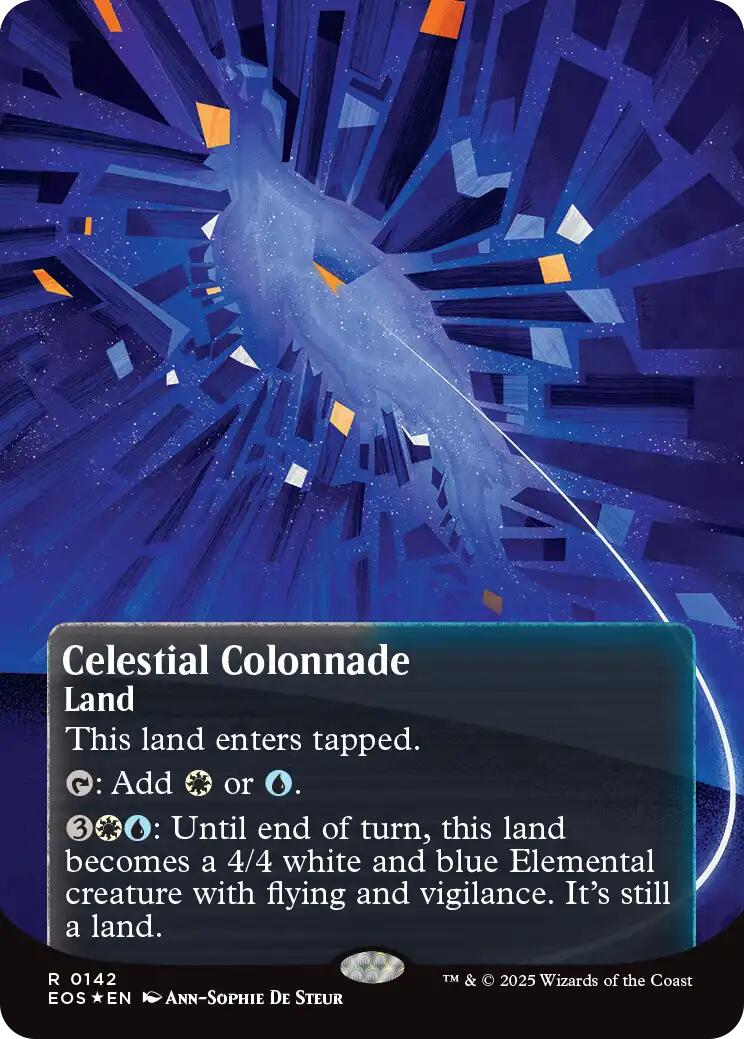 Celestial Colonnade (0142) (Borderless) (Galaxy Foil)