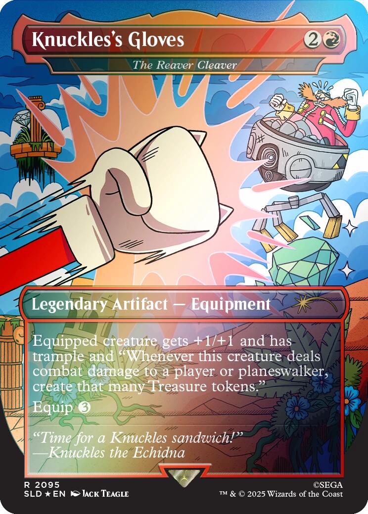 Knuckles's Gloves - The Reaver Cleaver (Rainbow Foil)