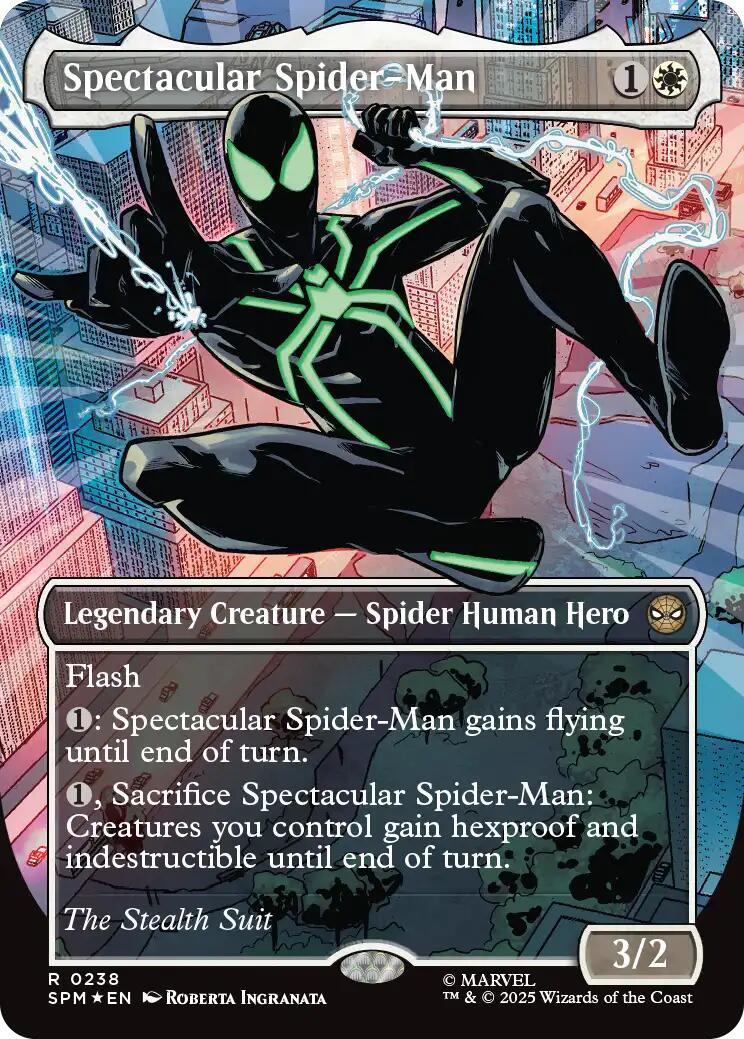 Spectacular Spider-Man (0238) (Borderless) (Textured Foil)