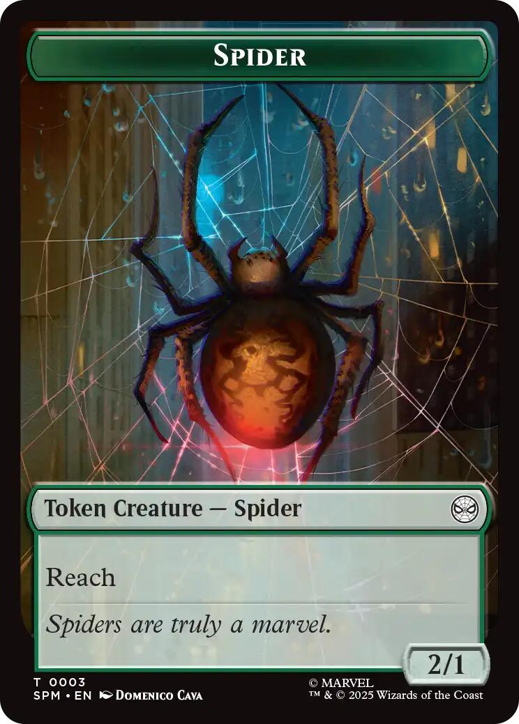 Spider // Food Double-Sided Token