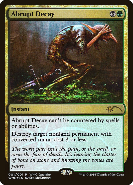 Abrupt Decay [WMCQ - 1]