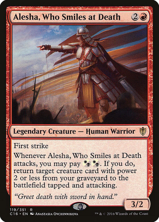 Alesha, Who Smiles at Death [C16 - 119]