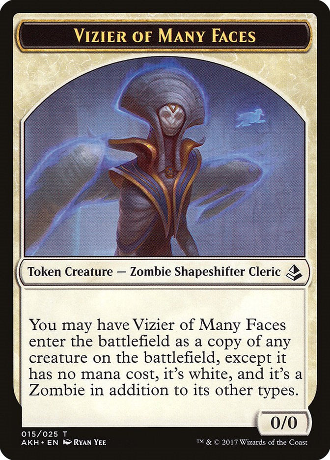 Vizier of Many Faces Token [AKH - 15]