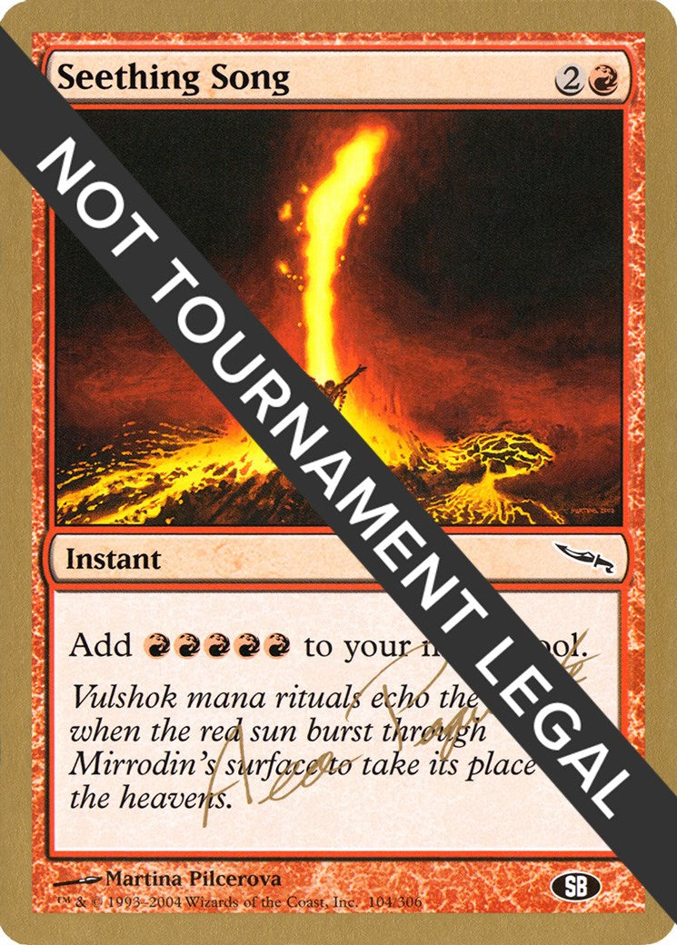 Seething Song - 2004 Aeo Paquette (MRD) (SB)