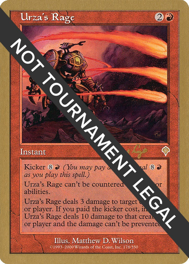 Urza's Rage - 2001 Tom van de Logt (INV)