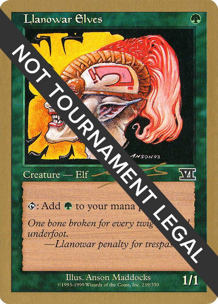 Llanowar Elves - 2000 Nicolas Labarre (6ED)