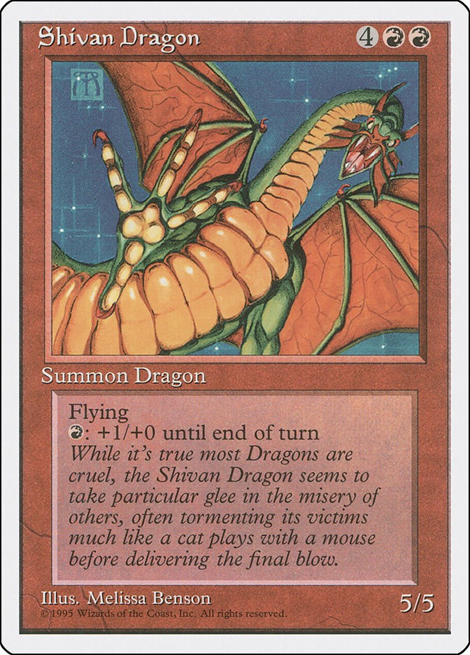 Shivan Dragon [4ED - N/A]