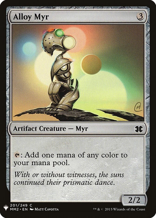 Alloy Myr [LIST - 201]