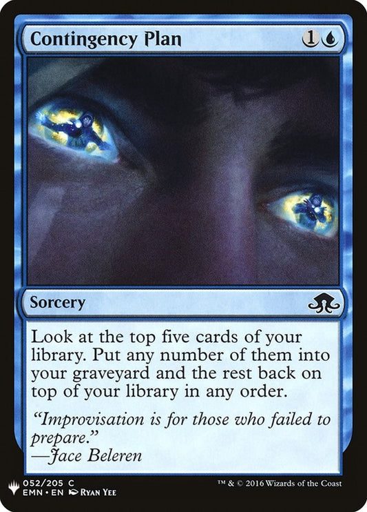 Contingency Plan [LIST - 52]