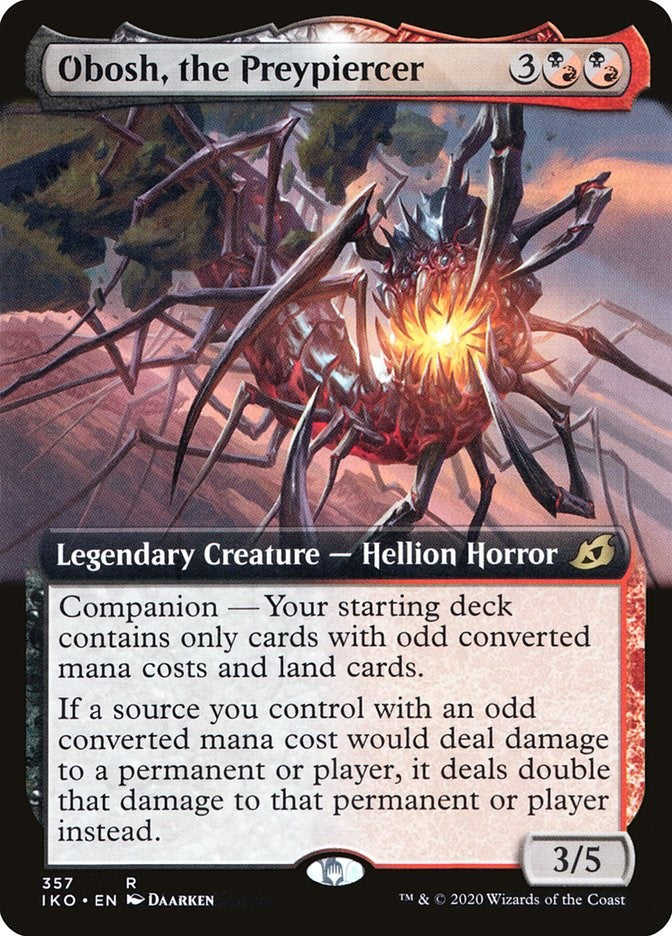 Obosh, the Preypiercer (Extended Art)