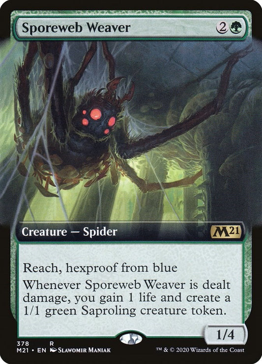 Sporeweb Weaver (Extended Art) [M21 - 378]