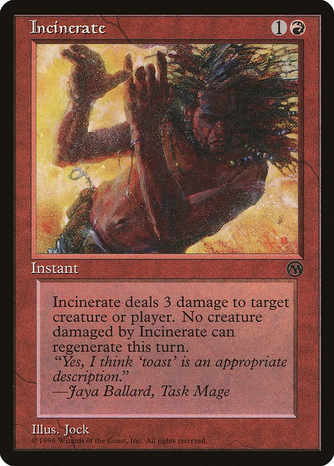 Incinerate [ARENA - N/A]