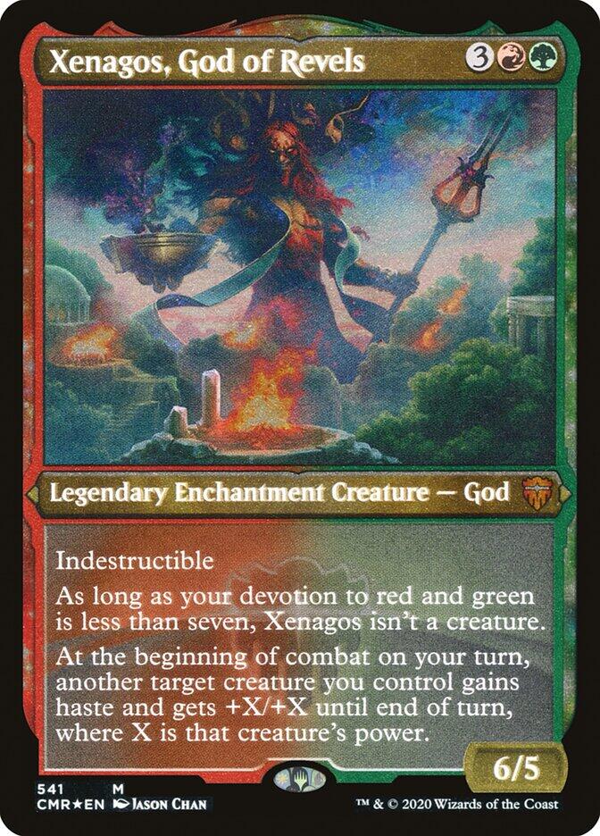 Xenagos, God of Revels (Foil Etched) [CMR - 541]
