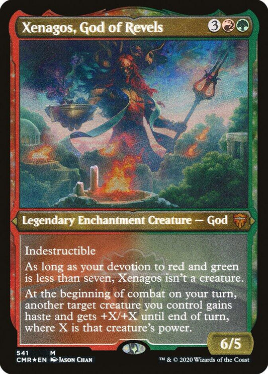 Xenagos, God of Revels (Foil Etched) [CMR - 541]