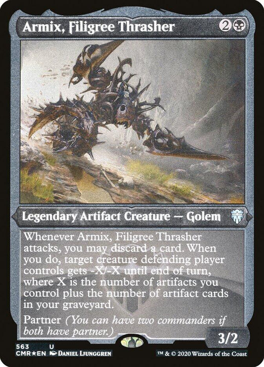 Armix, Filigree Thrasher (Foil Etched) [CMR - 563]