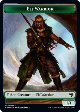 Elf Warrior // Bear Double-Sided Token