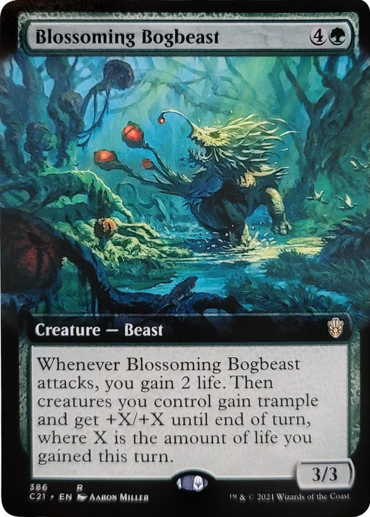 Blossoming Bogbeast (Extended Art) [C21 - 386]