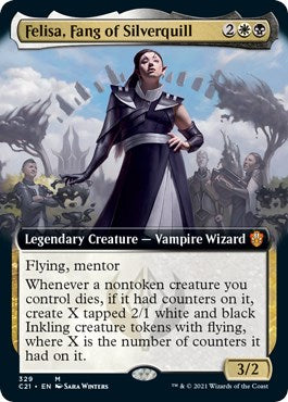 Felisa, Fang of Silverquill (Extended Art) [C21 - 329]