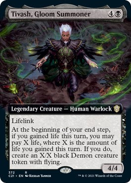 Tivash, Gloom Summoner (Extended Art) [C21 - 372]