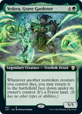 Yedora, Grave Gardener (Extended Art) [C21 - 397]