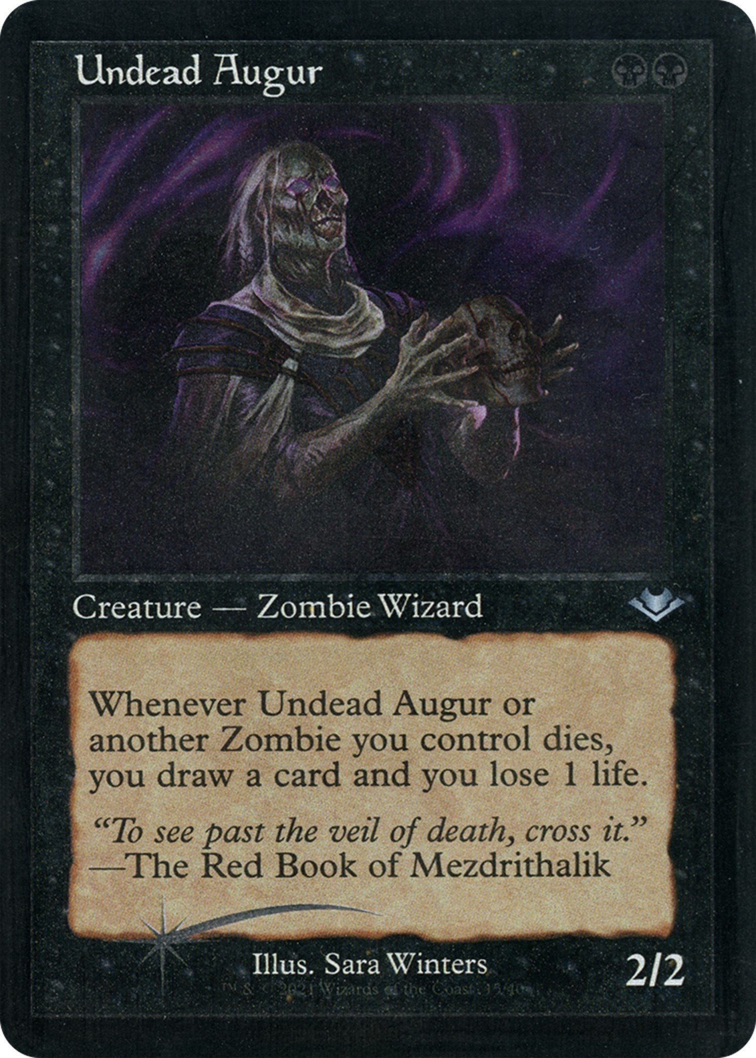 Undead Augur (Retro Frame) (Foil Etched)