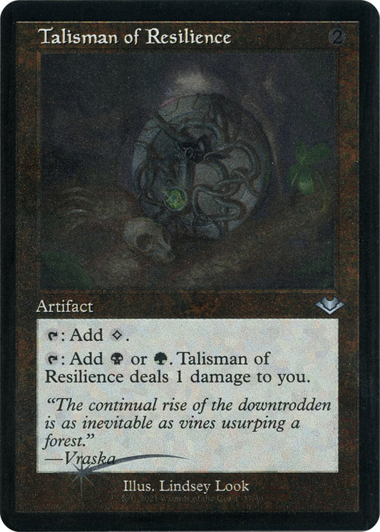 Talisman of Resilience (Retro Frame) (Foil Etched) [MH1 - 37]
