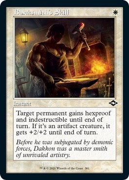 Blacksmith's Skill (Retro Frame) (Foil Etched)