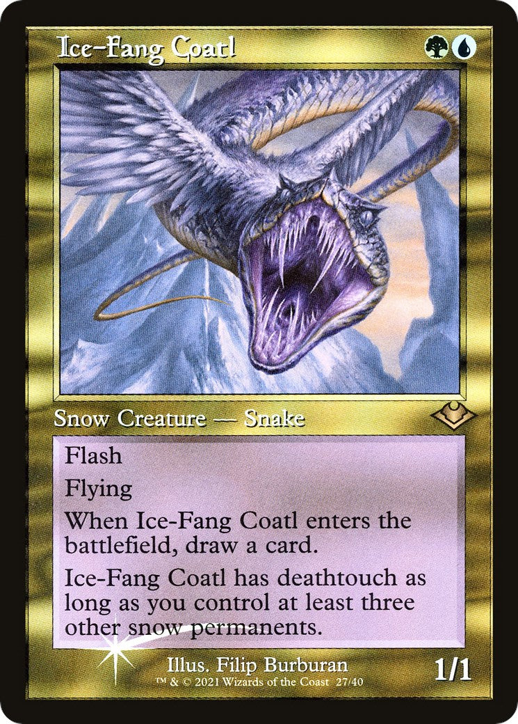 Ice-Fang Coatl (Retro Frame) [MH1 - 27]