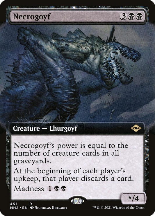 Necrogoyf (Extended Art) [MH2 - 451]