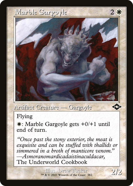 Marble Gargoyle (Retro Frame)