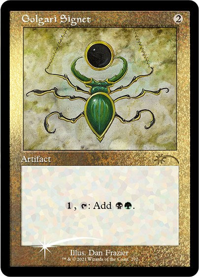Golgari Signet (Foil Etched)