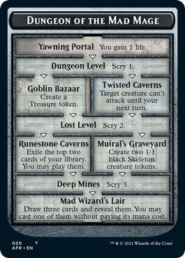 Dungeon of the Mad Mage // Goblin Double-Sided Token [AFR - 20 // 12]