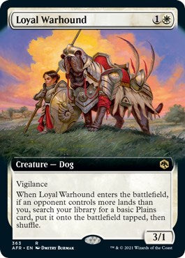 Loyal Warhound (Extended Art) [AFR - 363]