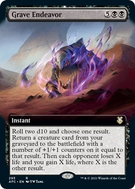 Grave Endeavor (Extended Art) [AFC - 293]